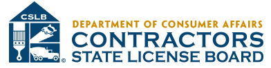 contractor's state license board logo