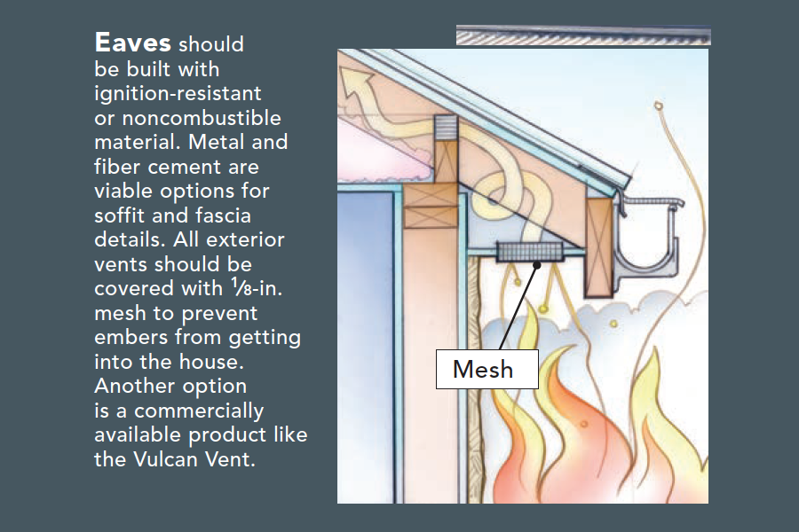 resist embers with roof vents