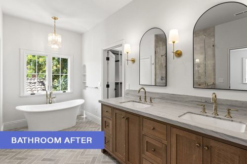 bathroom remodel after